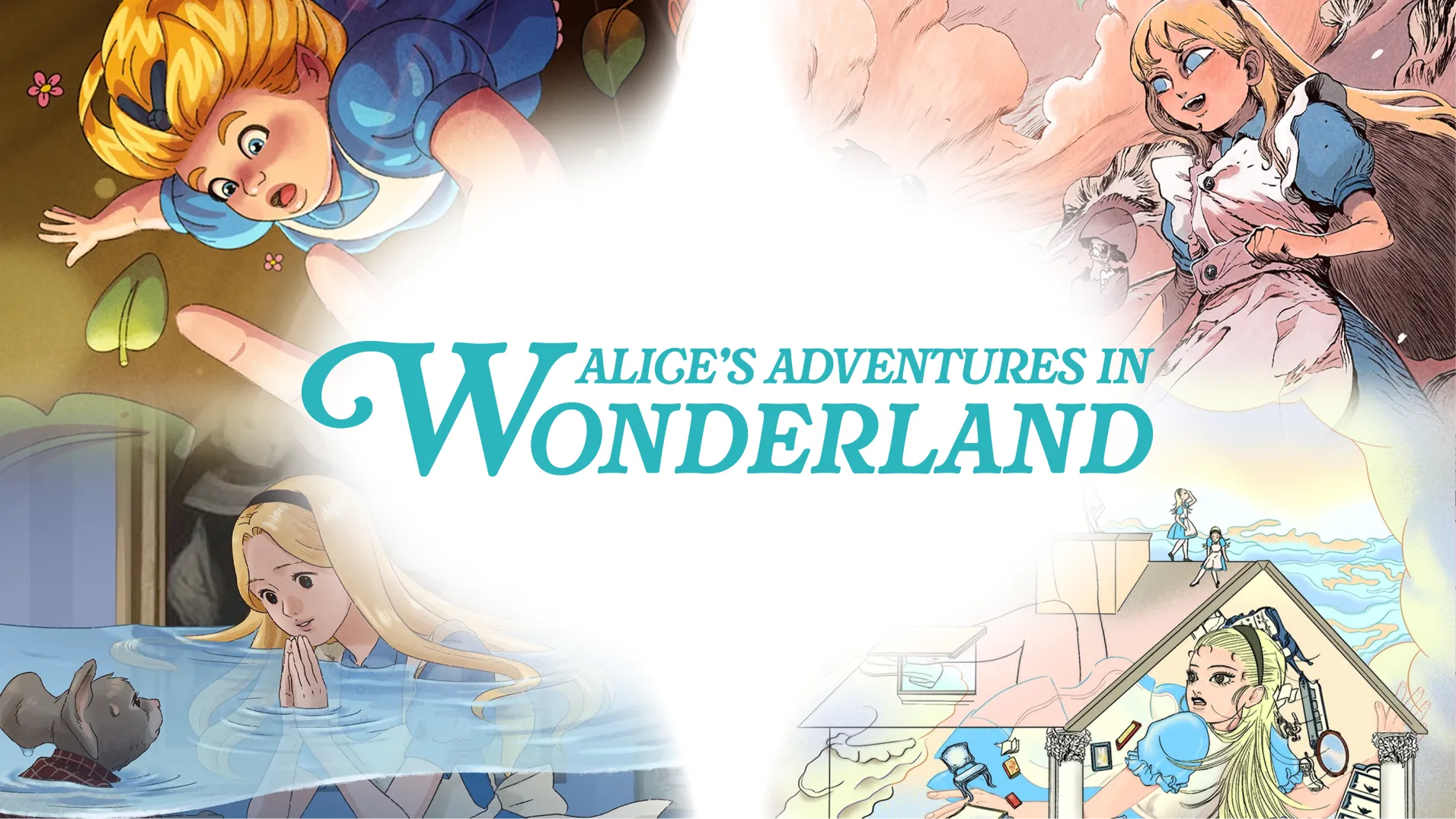 Alice's Adventures in Wonderland art collectible