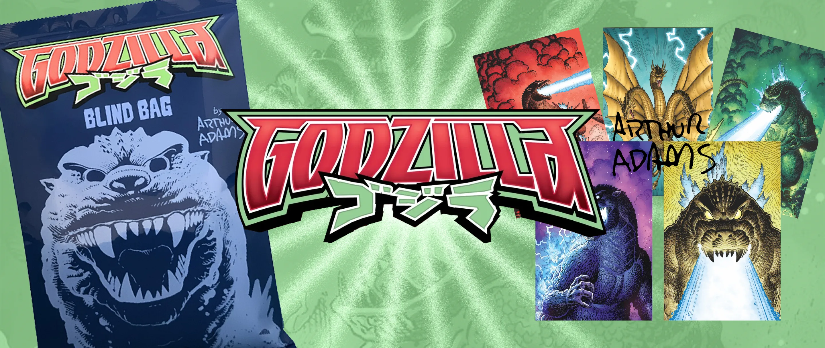 Godzilla x Arthur Adams collectible art